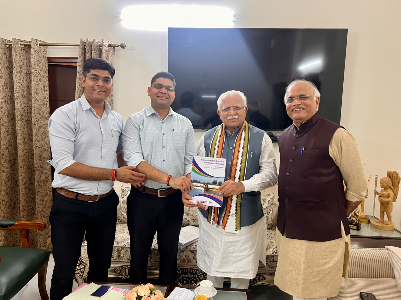 Meeting with Power Minister Shri Manoharlal Khattar